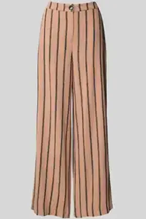 B YOUNG Stoffen broek van viscosemix met paspelzakken, model 