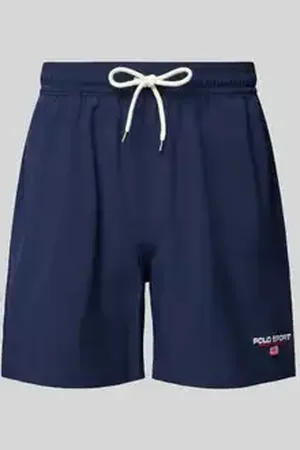 Ralph Lauren Relaxed fit zwembroek met labelstitching, model 