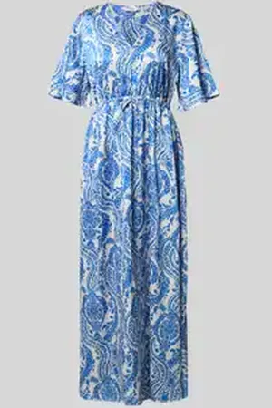 B YOUNG Maxi-jurk met V-hals, model 