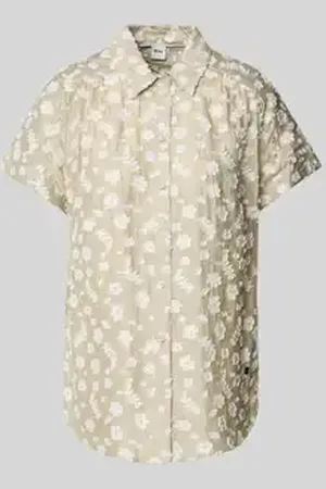 Brax Regular fit blouse met knoopsluiting