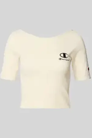 Champion Fitted fit kort shirt met labelstitching