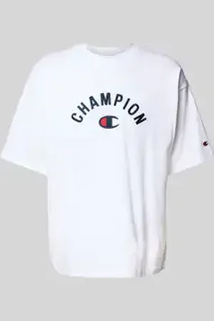 Champion Relaxed fit T-shirt met labelstitching