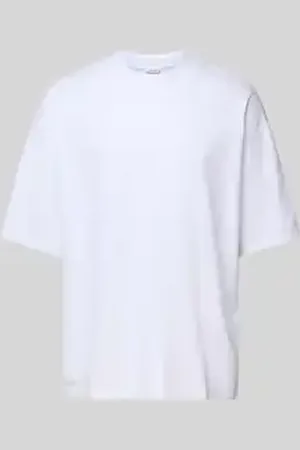 American Vintage T-shirt met geribde ronde hals, model 