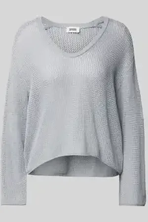 Drykorn Gebreide pullover met extra brede schouders, model 