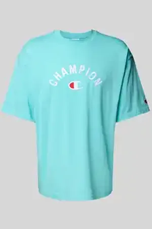 Champion Relaxed fit T-shirt met labelstitching