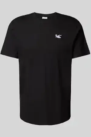 Dedicated T-shirt met stitching en ronde hals