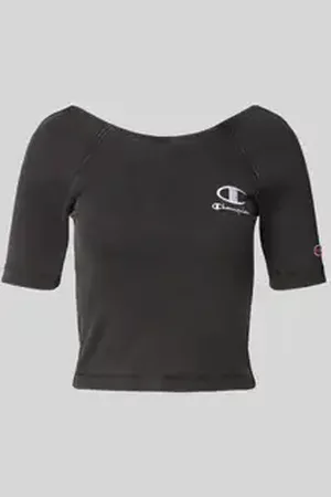 Champion Fitted fit kort shirt met labelstitching