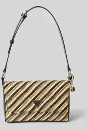 Guess Handtas met labelapplicatie, model 