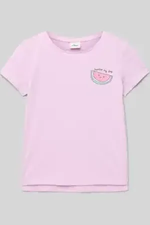 QS by s.Oliver Regular fit T-shirt van puur katoen
