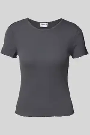 Jake*s T-shirt met geschulpte zoom
