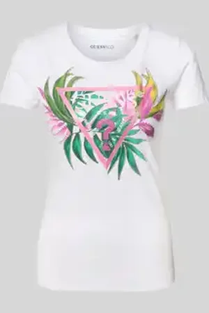 Guess T-shirt met labelprint