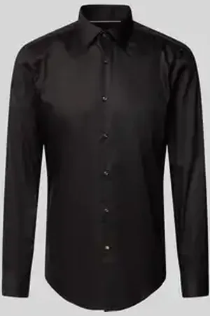 HUGO BOSS Slim fit zakelijk overhemd met kentkraag, model 