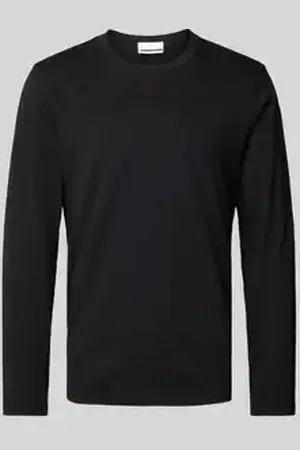 Armedangels Shirt met lange mouwen en geribde ronde hals, model 