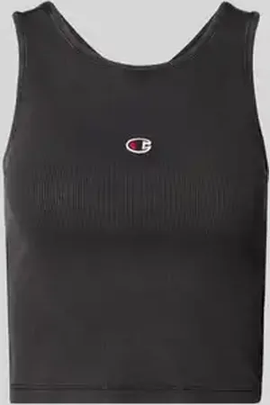 Champion Fitted fit korte top met labelstitching