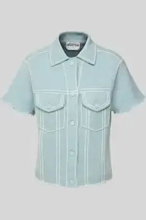 KUJTEN Gebreid jack met knoopsluiting, model 