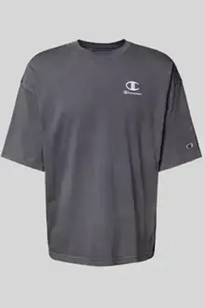 Champion Relaxed fit T-shirt met labelstitching