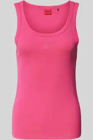 HUGO BOSS Tanktop met labelstitching, model 