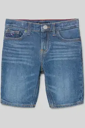 Tommy Hilfiger Korte jeans met logostitching, model 