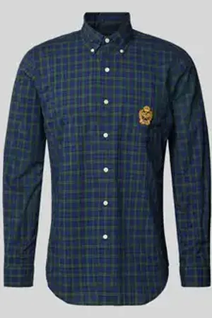 Ralph Lauren Classic fit vrijetijdsoverhemd met labelstitching