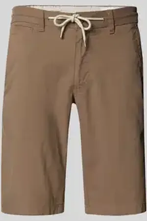 QS by s.Oliver Regular fit korte chino van katoenmix