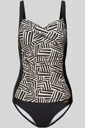 Lascana PLUS SIZE badpak met draperingen, model 