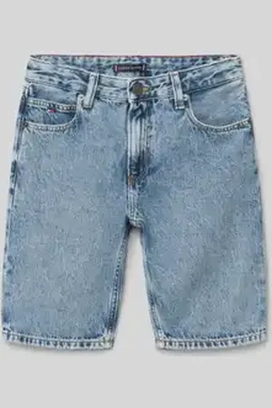 Tommy Hilfiger Korte jeans in 5-pocketmodel met logostitching