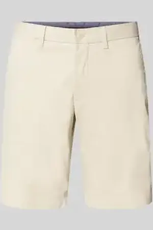 Tommy Hilfiger Slim fit korte chino van een mix van katoen en elastaan