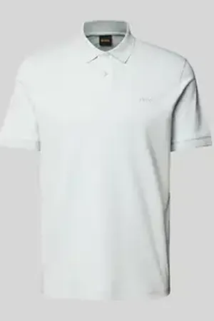 HUGO BOSS Regular fit poloshirt met logostitching, model 