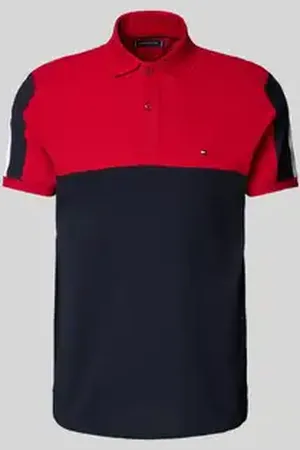 Tommy Hilfiger Regular fit poloshirt van katoenmix