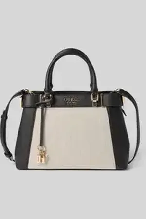 Guess Handtas met labelapplicatie, model 