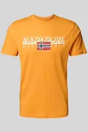 Napapijri T-shirt met labelprint, model 