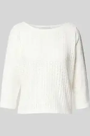 Opus Gebreide pullover met 3/4-mouwen, model 