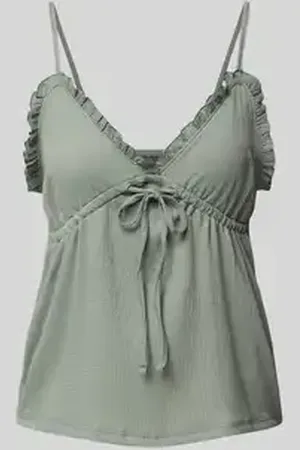 ONLY Regular fit top met bandjes met tunnelkoord in de taille, model 