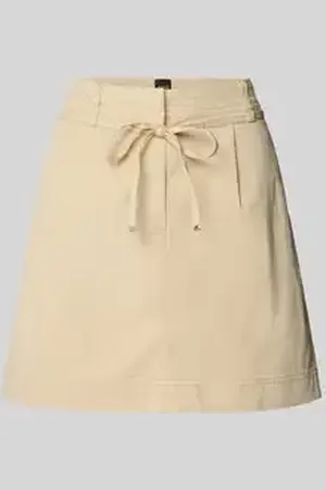 HUGO BOSS Minirok met strikceintuur, model 