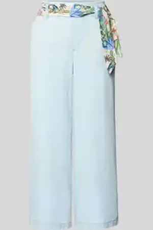 Marc Cain Culotte met strikceintuur en steekzakken