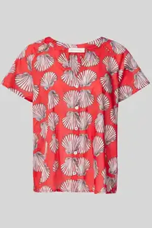 Christian Berg Regular fit blouse met V-hals