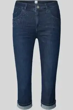 Brax Capri-jeans met siersteentjes, model 