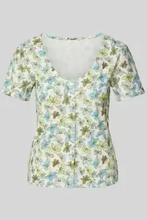 TOM TAILOR Regular fit blouseshirt met all-over motief