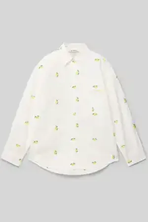 Garcia Blouse met borstzak en logostitching