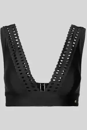 HUGO BOSS Bikinitop met golvende zoom, model 