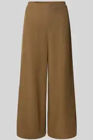 Marc O’ Polo Wide leg culotte van een mix van lyocell en linnen