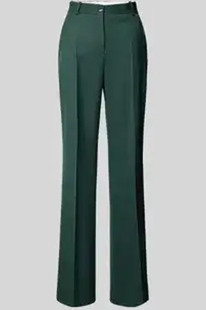 HUGO BOSS Regular fit stoffen broek met knoopsluiting, model 