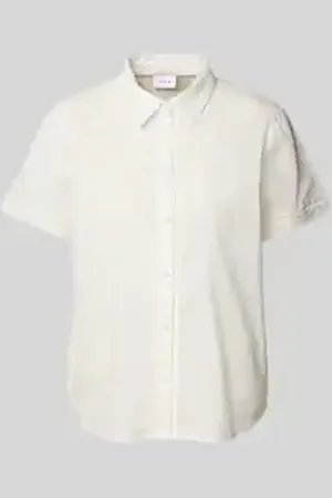 VILA Regular fit blouse met platte kraag, model 