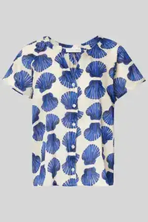 Christian Berg Regular fit blouse met V-hals