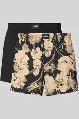HUGO BOSS Boxershort met labeldetail in een set van 2 stuks