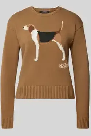 Ralph Lauren Gebreide pullover met motiefstitching, model 