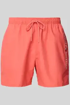 Tommy Hilfiger Regular fit zwembroek met tunnelkoord