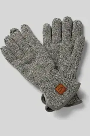 Camel Active Handschoenen met labeldetail