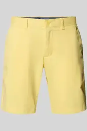 Tommy Hilfiger Slim fit korte chino van een mix van katoen en elastaan