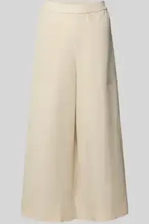 Marc O’ Polo Wide leg culotte van een mix van lyocell en linnen